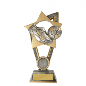10A-FIN9G Soccer Trophy 175mm