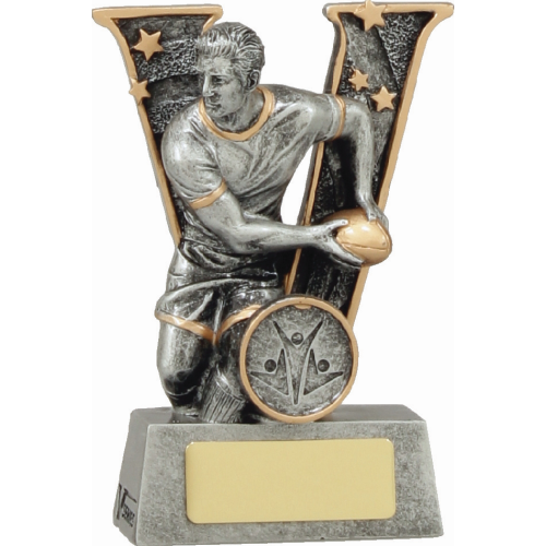21413AA Rugby Trophy 125mm