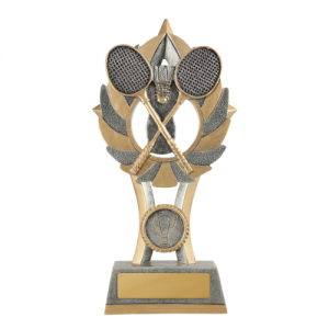 11A-FIN57G Badminton Trophy 175mm