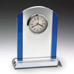GB789S Renaissance Glass Clock 160mm