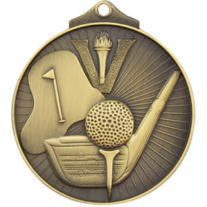 MD909G Golf Medal